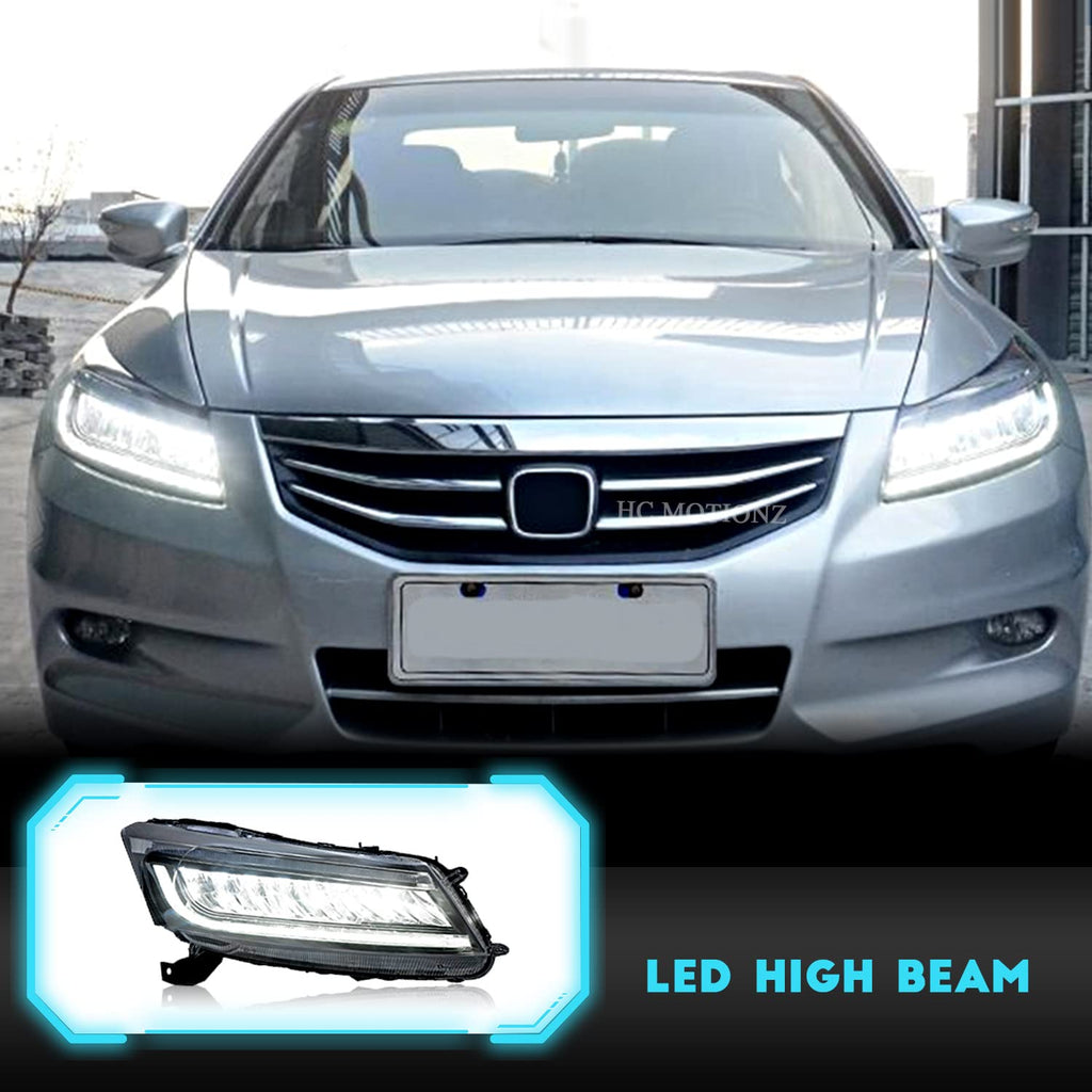 Headlights For Honda Accord 2008-2012, Driver and Passenger Side (Pair) N37672