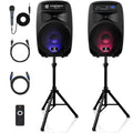 Portable 15-Inch 2000 Watt 2-Way Powered PA Speaker System U815020