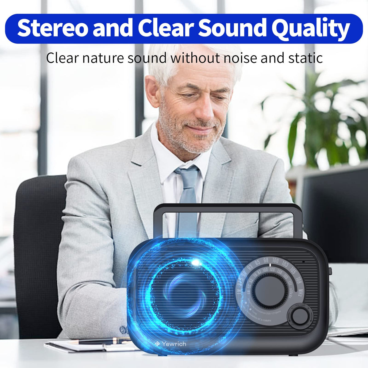 AM FM Radio with Bluetooth Q68120
