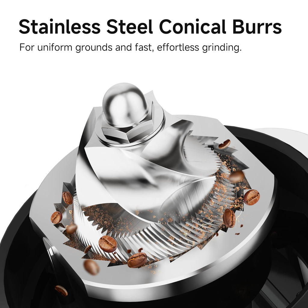 Electric Coffee Grinder with 48 Grind Settings E697821