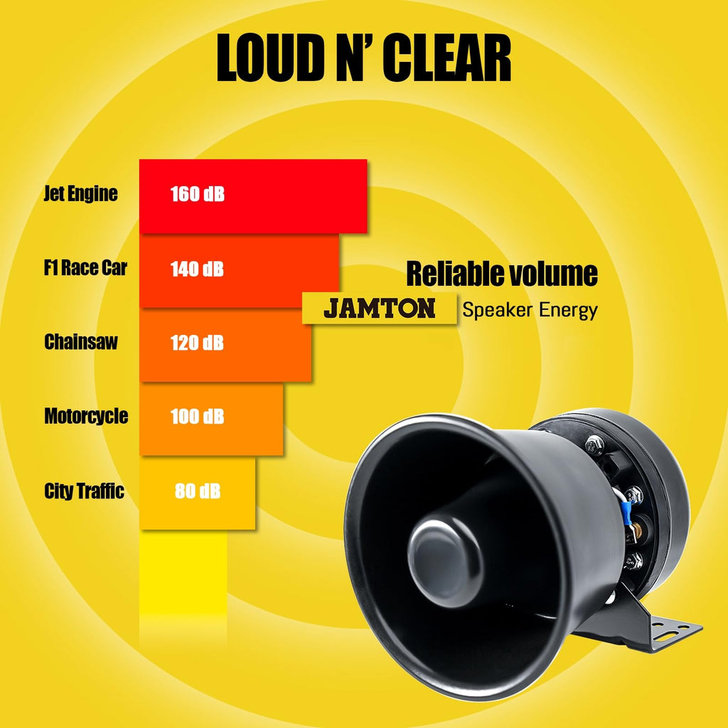 200W 12V 9 Tone Emergency Siren System M845