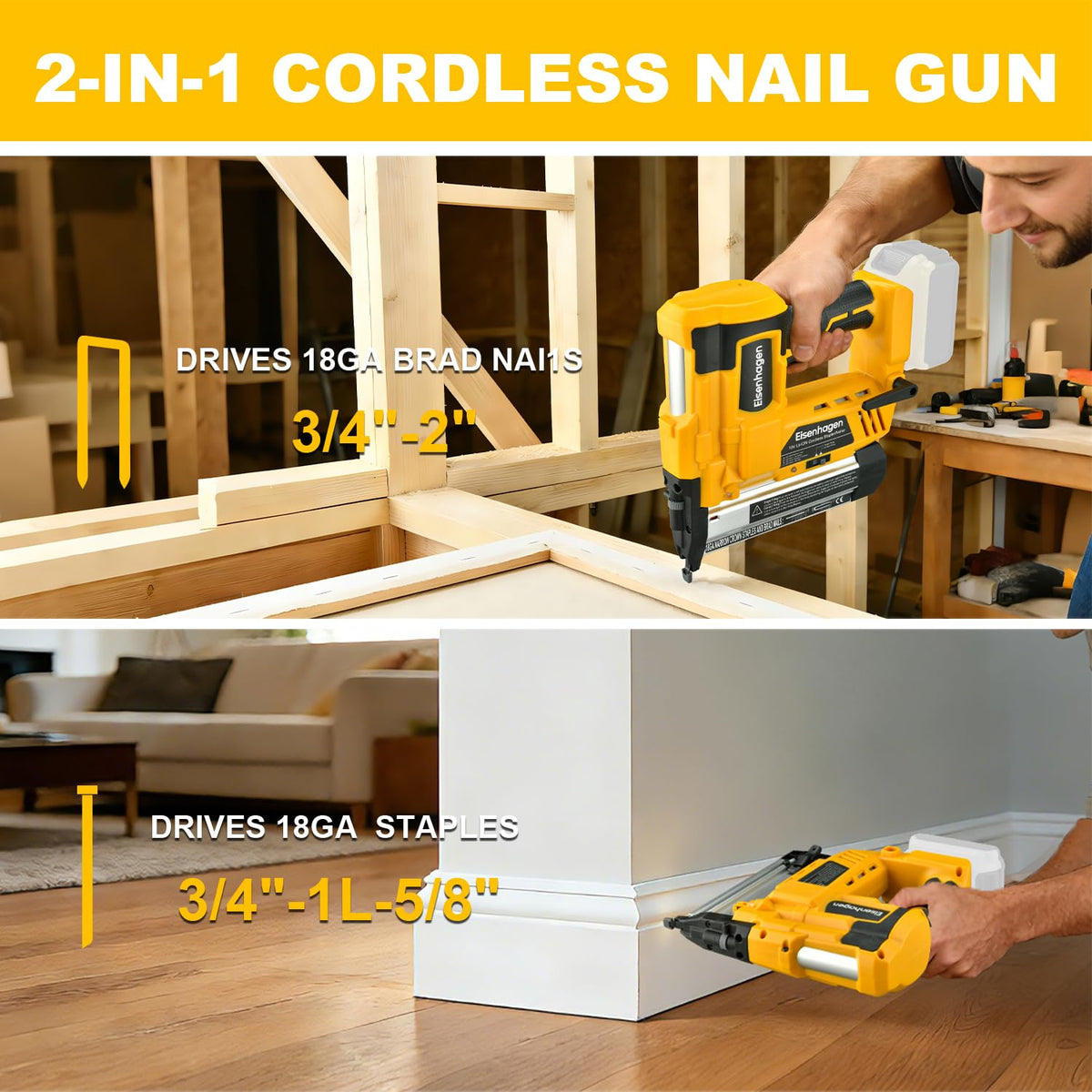 2" Cordless Brad Nailer U251759