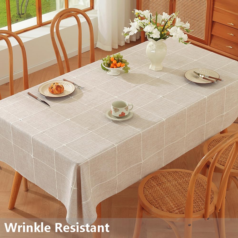 Square 52x52 Inch Washable Tablecloth N215