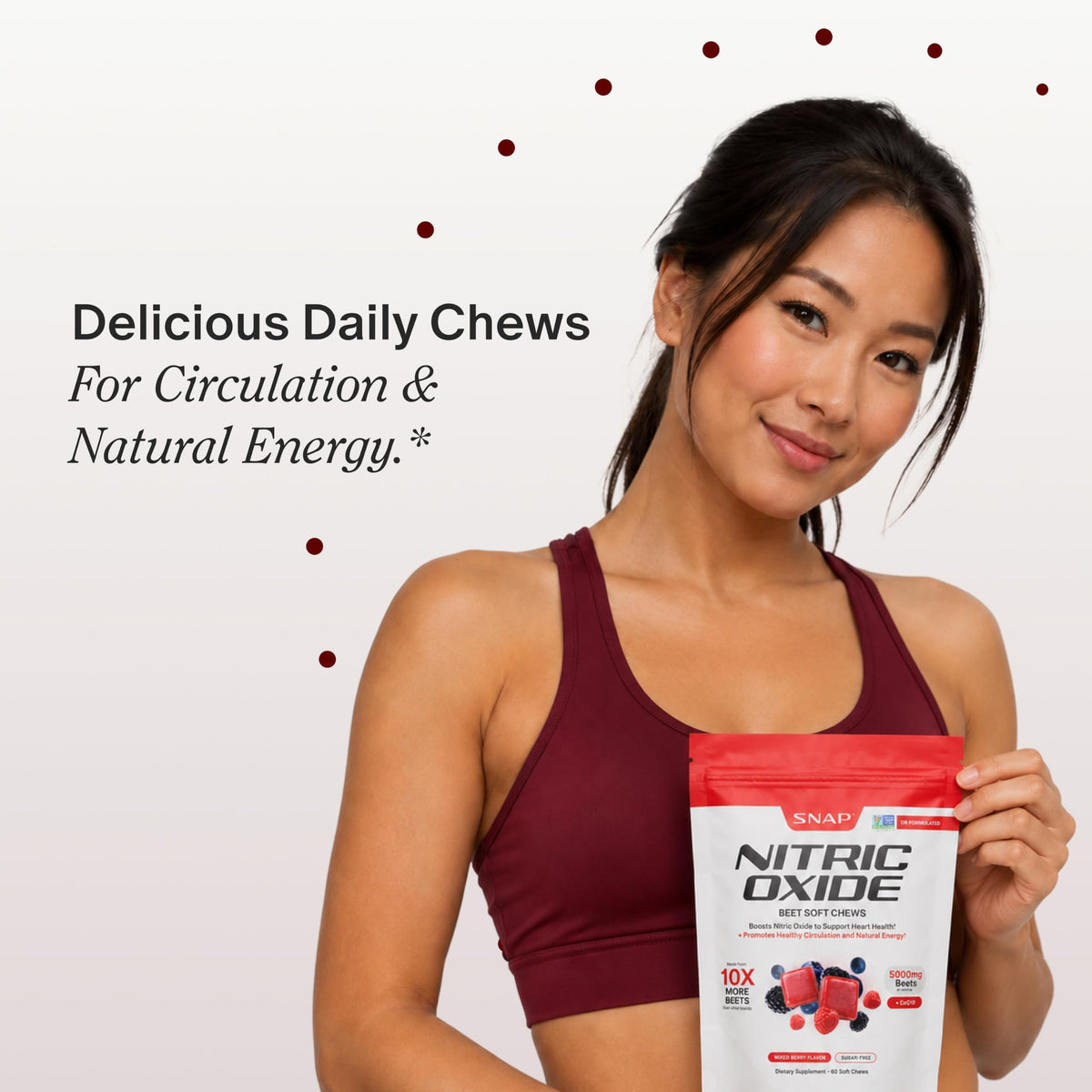 Nitric Oxide Beets Soft Chews + Heart Health Capsules F268