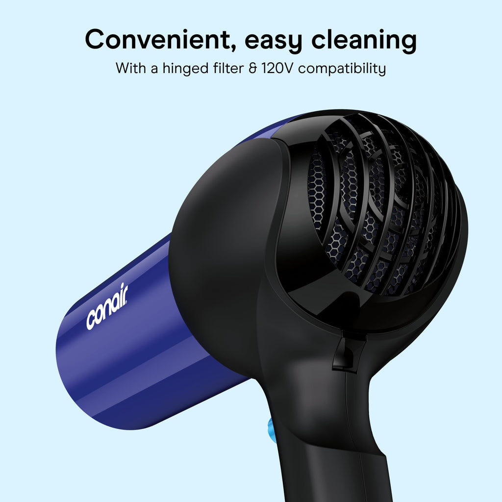 Lightweight 1875W Hair Dryer with Diffuser & Concentrator Attachments O27867