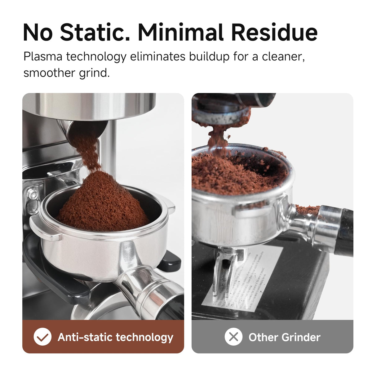 Electric Coffee Grinder with 48 Grind Settings E697821