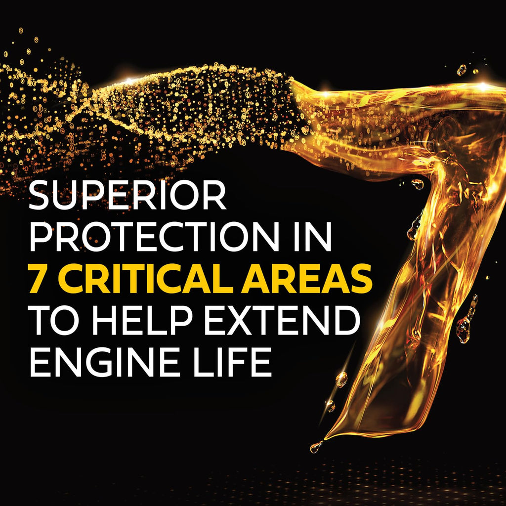 10W-40 Synthetic Blend Motor Oil, 5 Quarts U4324