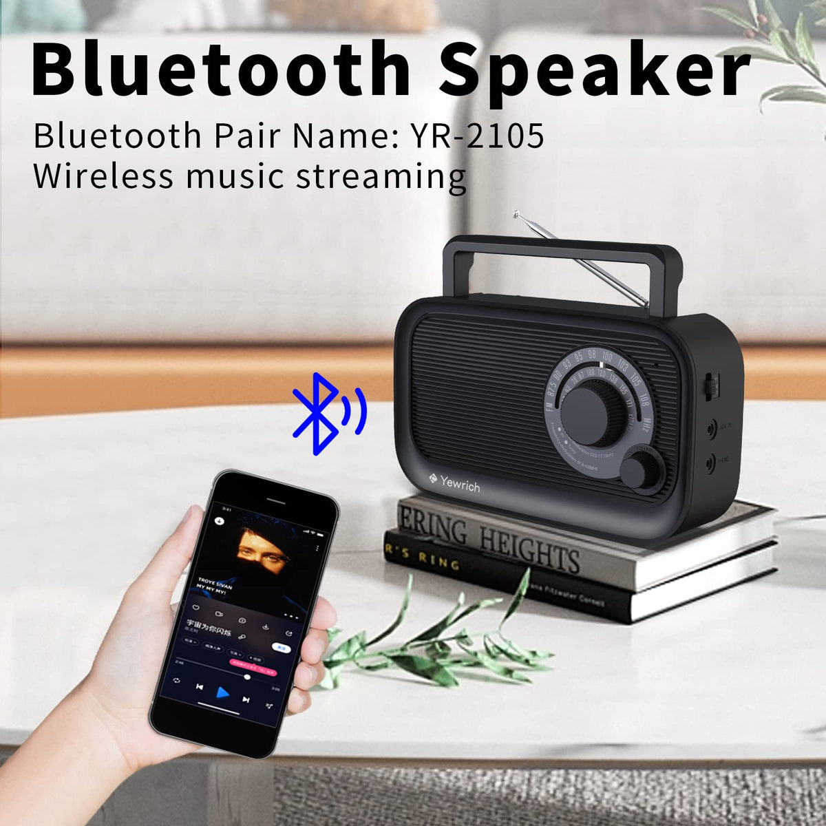 AM FM Radio with Bluetooth Q68120
