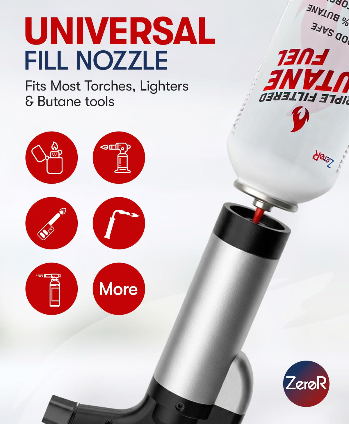 Butane Fuel Refill 10.67 fl oz 12 Cans Q318778
