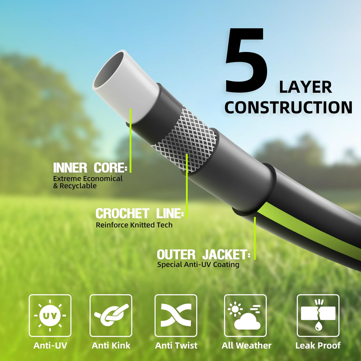 Heavy Duty PVC Garden Hose C53348
