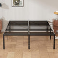 Queen Size Metal Bed Frame with Underbed Storage W2969