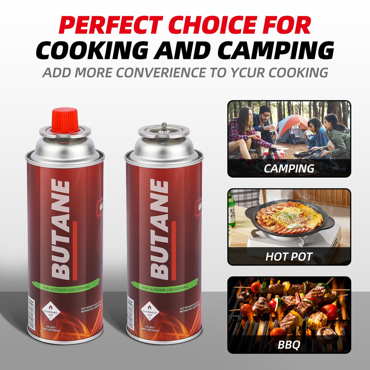 Butane Fuel Canisters 24 Pack T9851