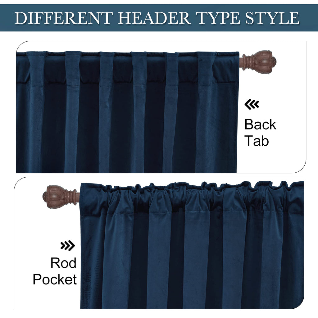 Velvet Curtains 84 inches B103