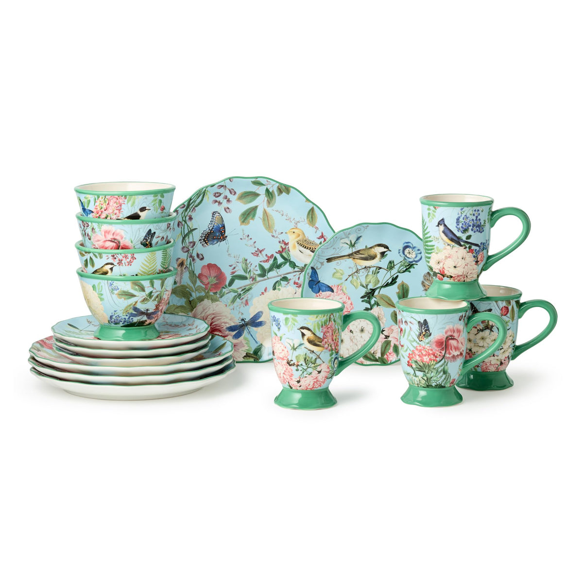16-Piece Dinnerware Set Service for 4 R819