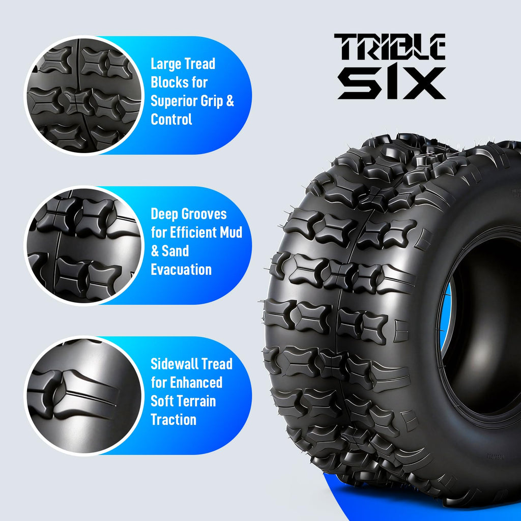 18x9.5-8 All-Terrain ATV/UTV Tires Set of 2 D665047