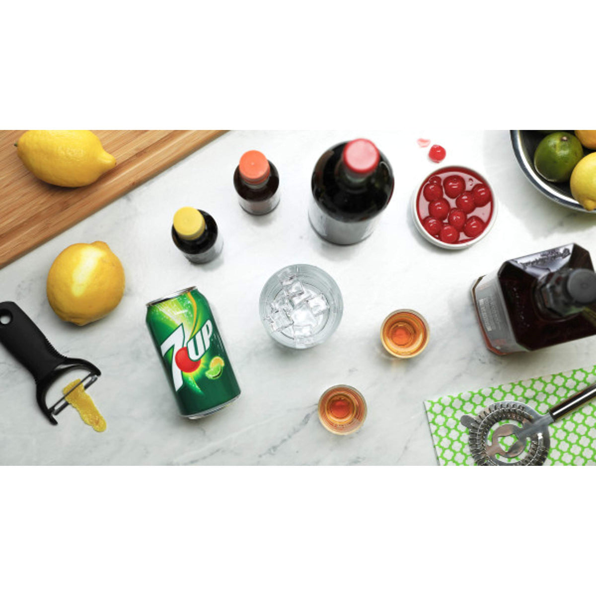 Zero Sugar 7-Up Soda, 12 Oz (Pack of 24) E435