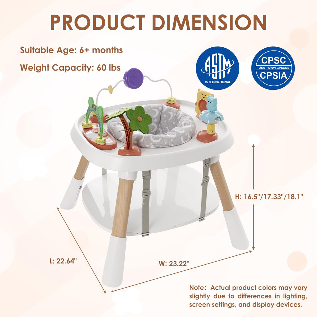 Baby Activity Center, 6-in-1 Stationary Jumper P748