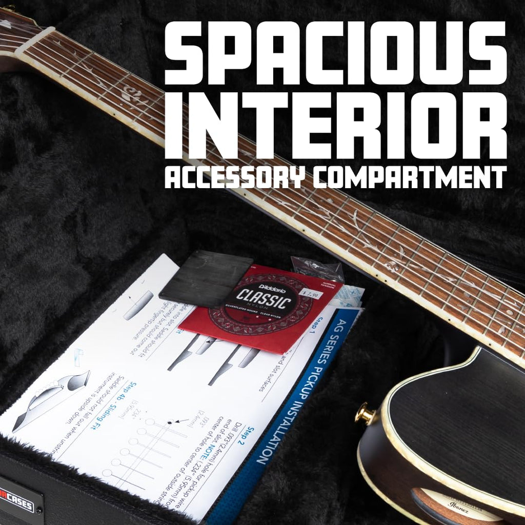 Hard-Shell Wood Case for Standard Electric Guitars I940