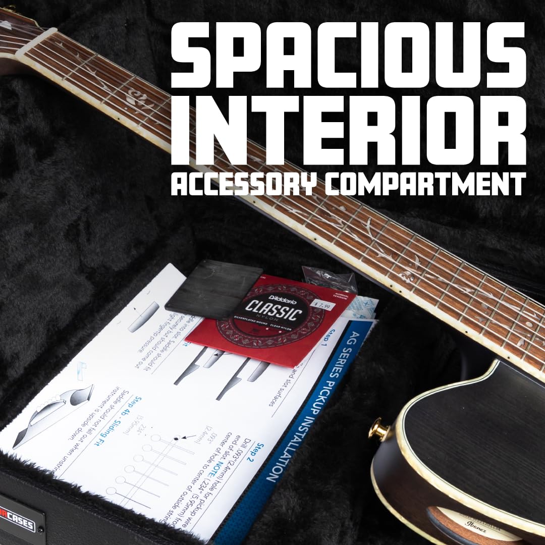 Hard-Shell Wood Case for Standard Electric Guitars I940