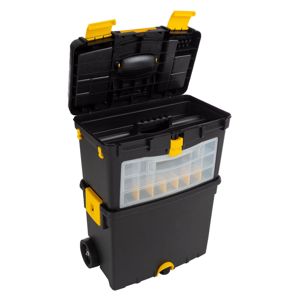 Portable Stackable Toolbox with Wheels and Drawers K335