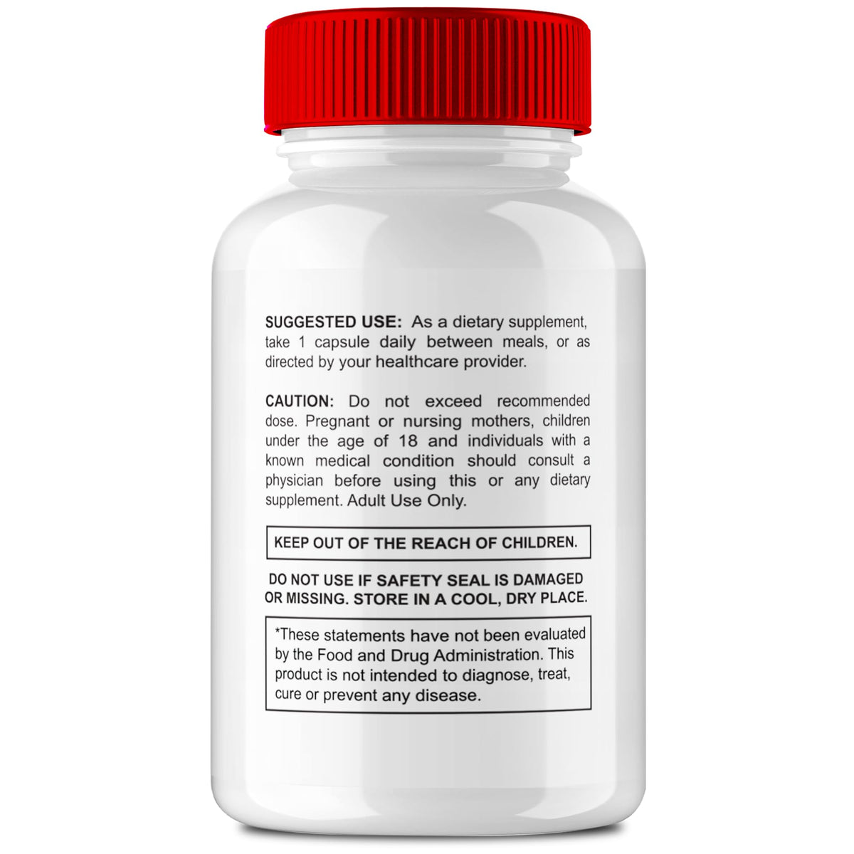 All Natural 60 Capsules Supplement Pills Z4071