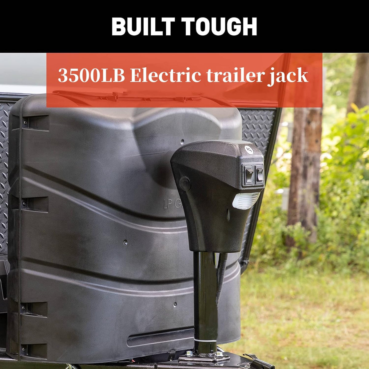 Electric Trailer Jack 3500 Lbs 18" Lift R40443