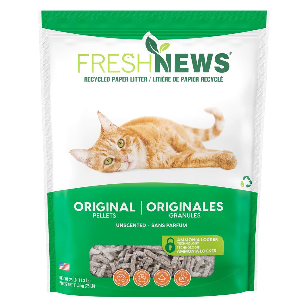 Non-Clumping Paper Cat Litter 25 Pound Y62805