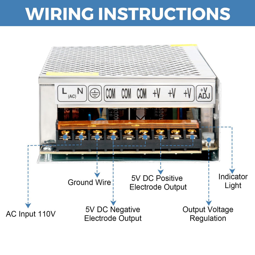 5V 40A Switching Power Supply Q10118