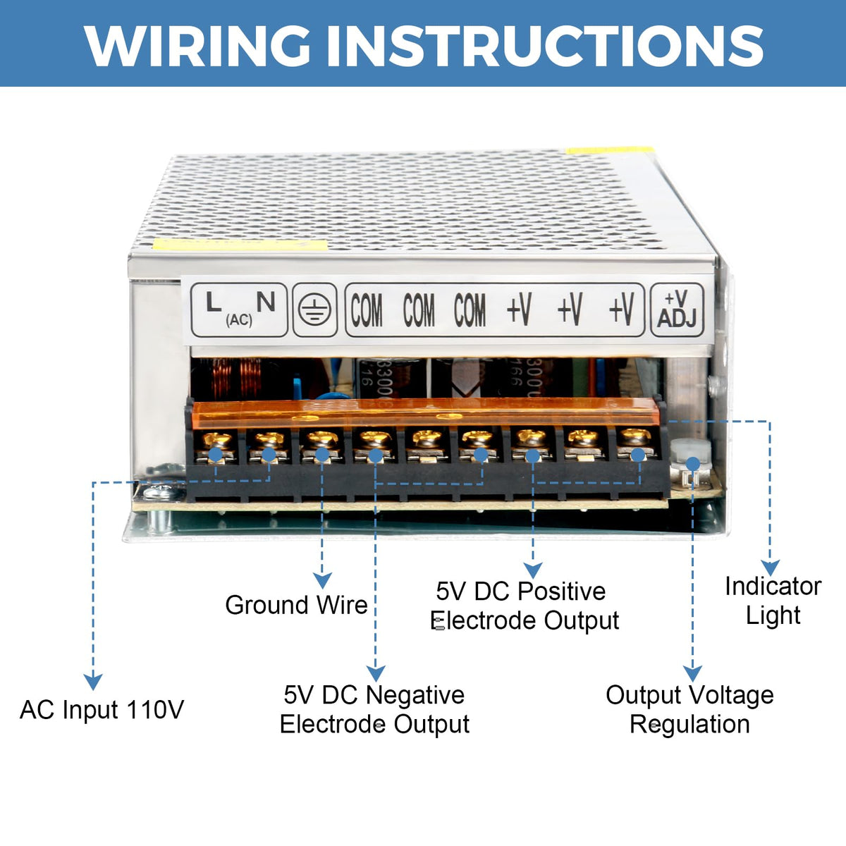 5V 40A Switching Power Supply Q10118