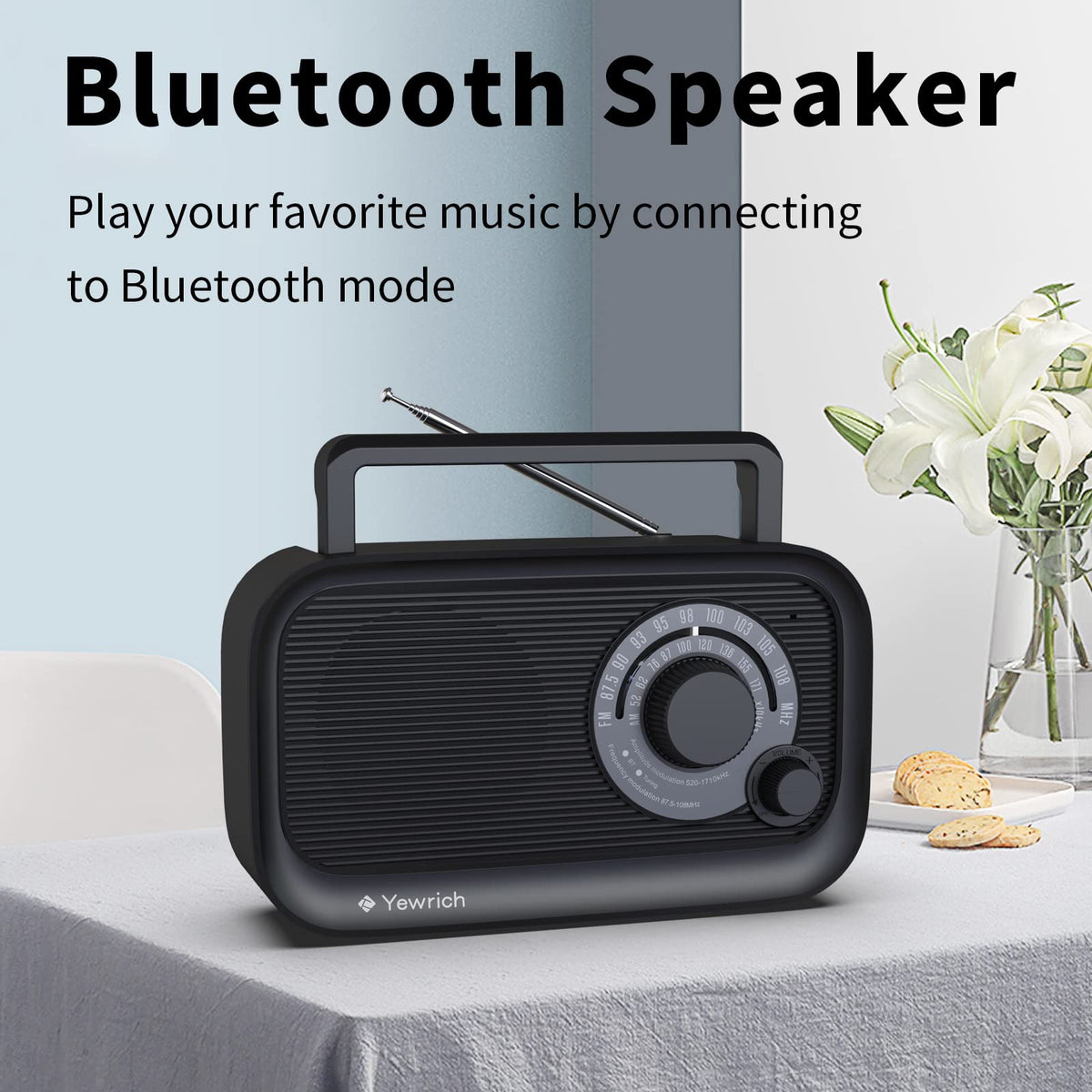 AM FM Radio with Bluetooth Q68120