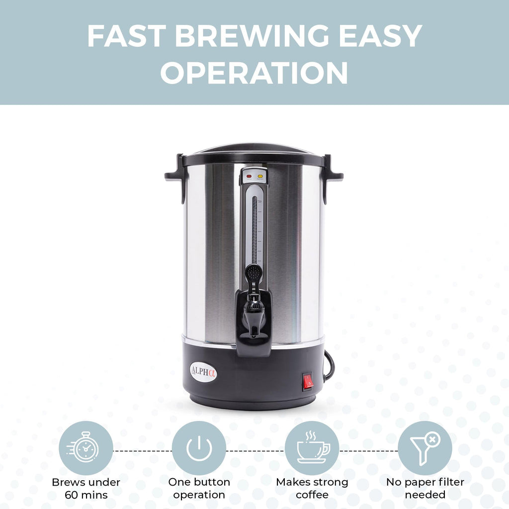 100 Cups Stainless Steel Electric Coffee Urn Q148066