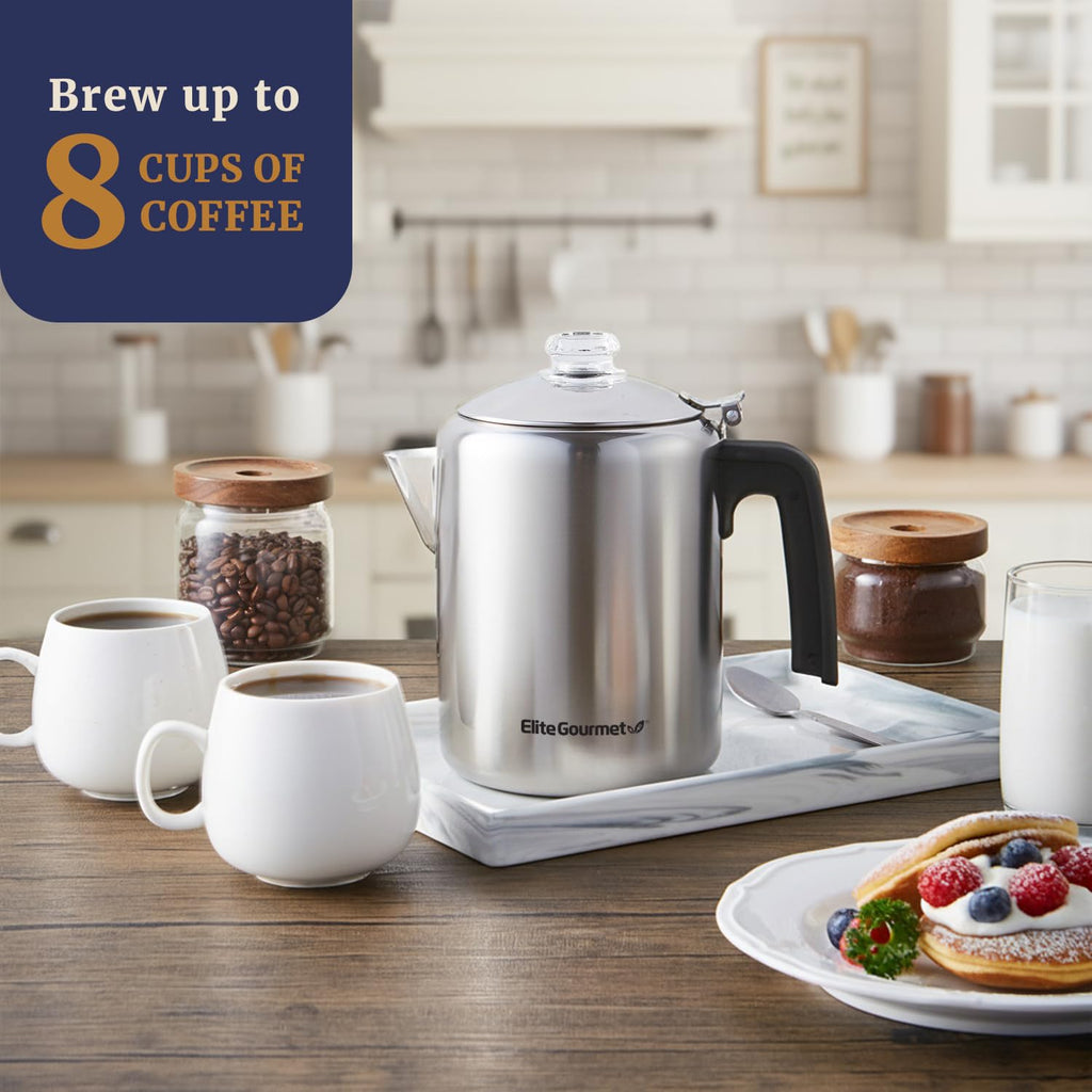 8-Cup Stovetop Coffee Percolator U95005