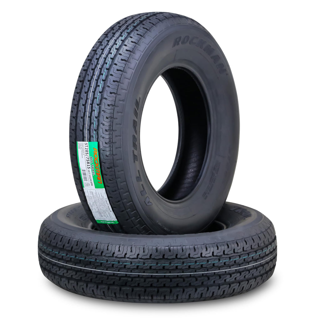 Trailer Tire ST205/75R15 8-Ply Load Range D Radial Set2 D576