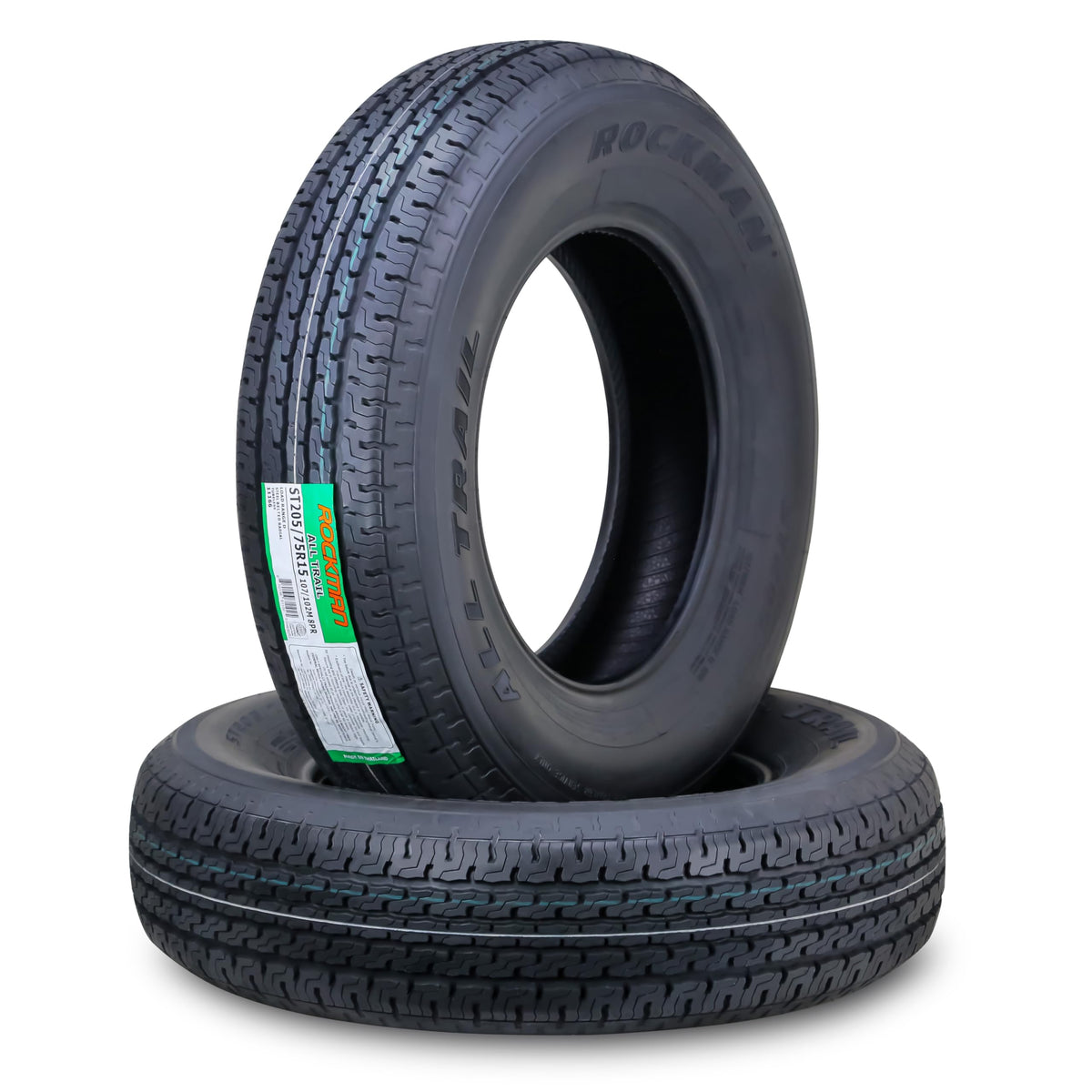 Trailer Tire ST205/75R15 8-Ply Load Range D Radial Set2 D576