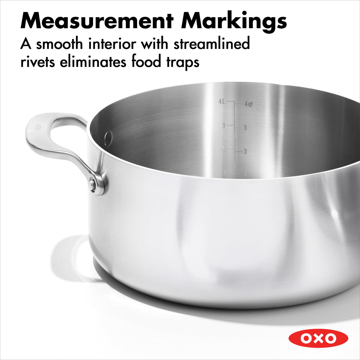 10 Piece Stainless Steel Cookware Set with Ceramic Nonstick Frying Pan T96152