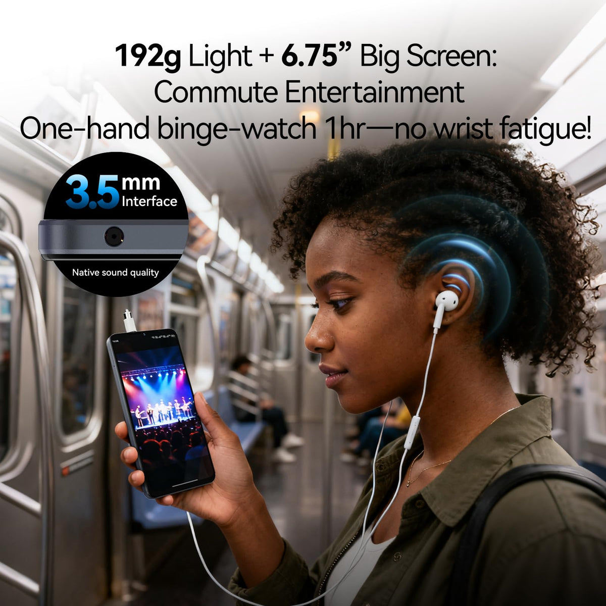 Ultra-Light 6.75" Big Screen 4G+64GB 13MP Dual Camera 4900mAh Android 14 Dual SIM Smartphone N433147