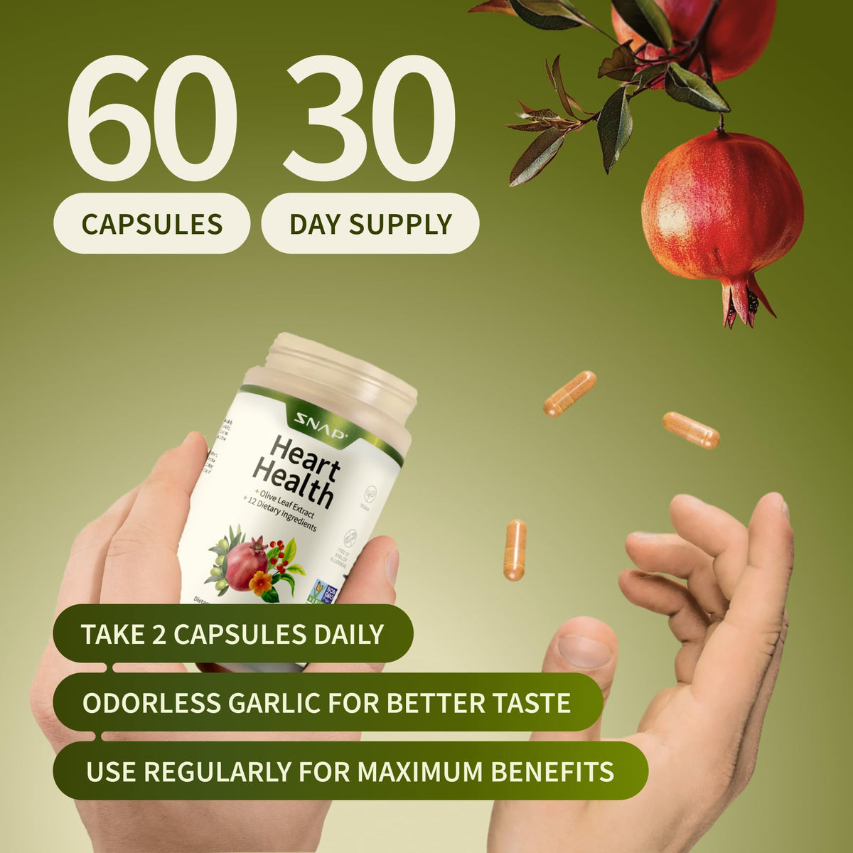 Nitric Oxide Beets Soft Chews + Heart Health Capsules F268