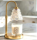 Candle Warmer Lamp with Timer & Dimmer, Adjustable Height, Gold B195