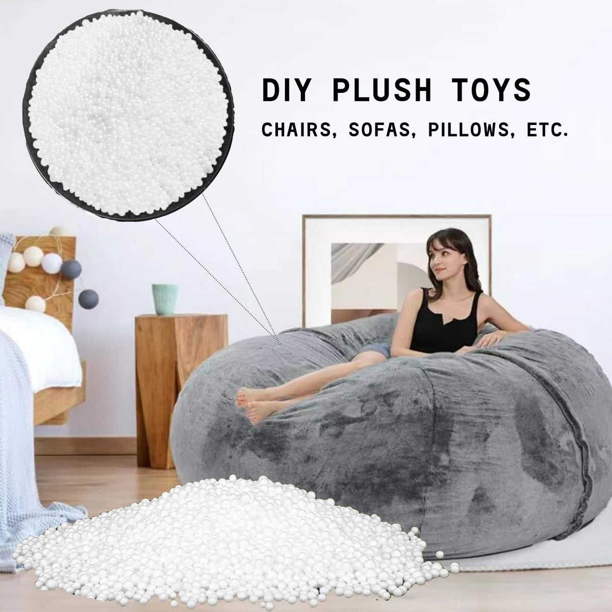 EPS Bean Bag Filler Beads 40 Liters M775594