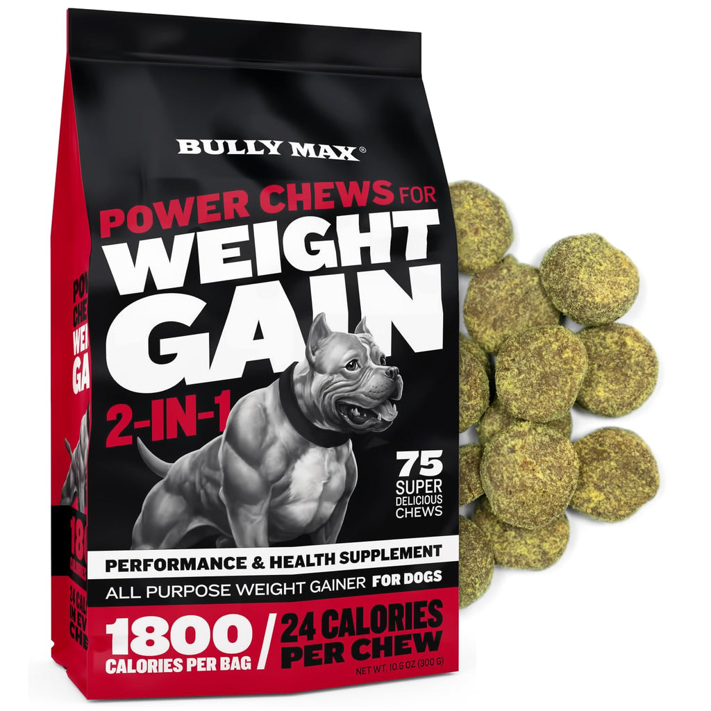 Dog Weight Gainer Chews & Muscle Builder Tablets & Liquid Muscle Builder Supplement V549
