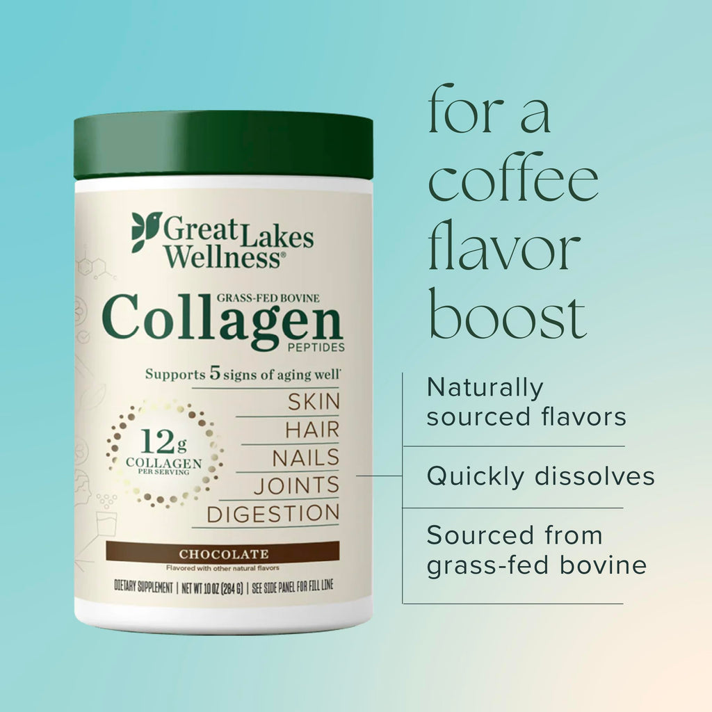 Collagen Peptides Powder, Chocolate, 10 oz V3781