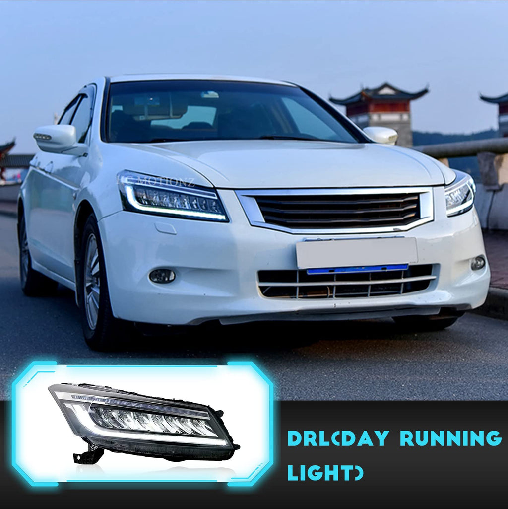 Headlights For Honda Accord 2008-2012, Driver and Passenger Side (Pair) N37672