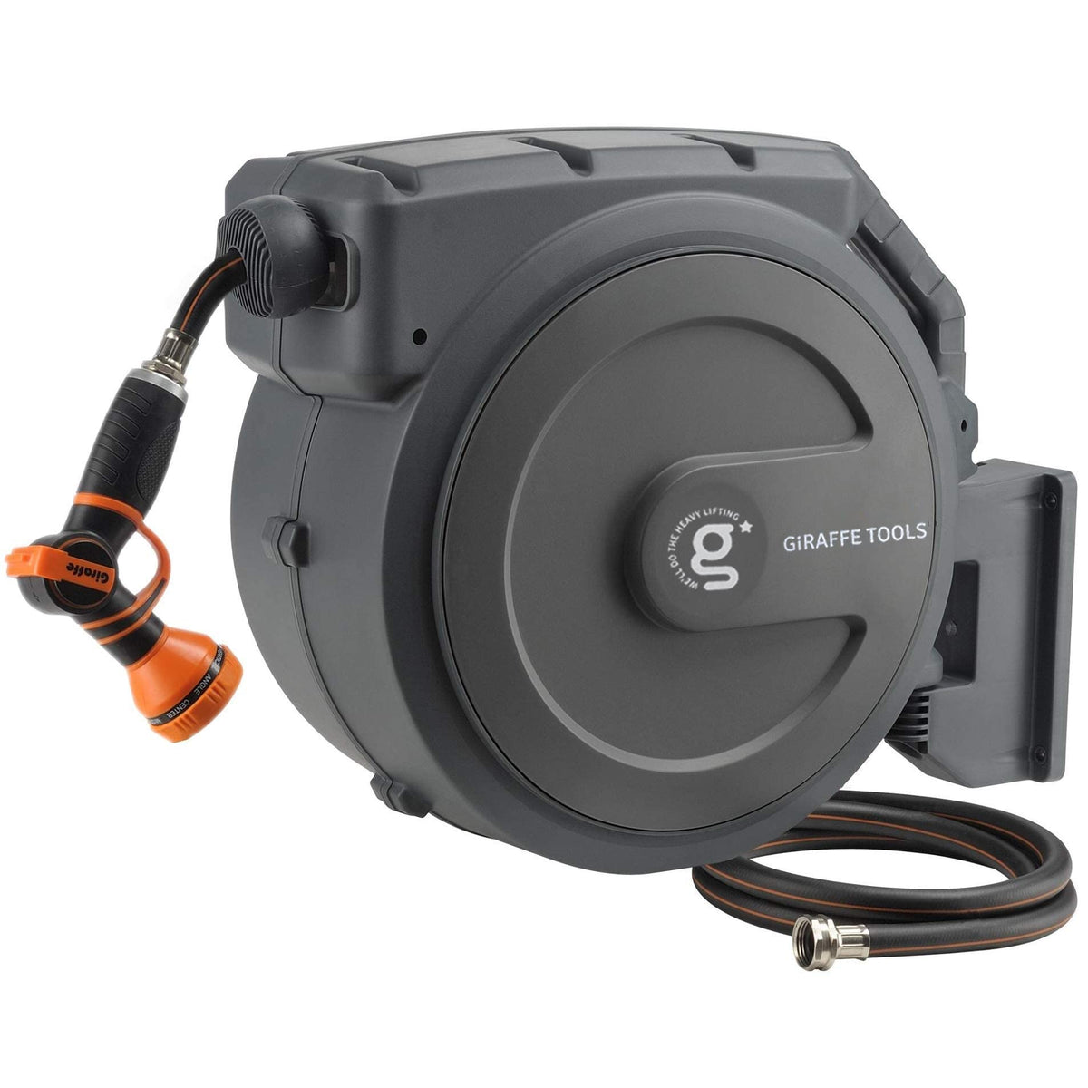 Retractable Garden Hose Reel 1/2" 130FT Wall Mount S62123