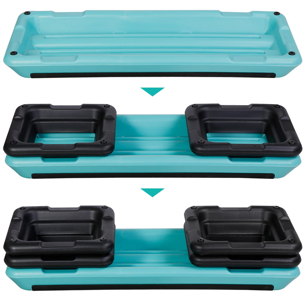43 Inch Adjustable Aerobic Stepper with 4 Risers K451836