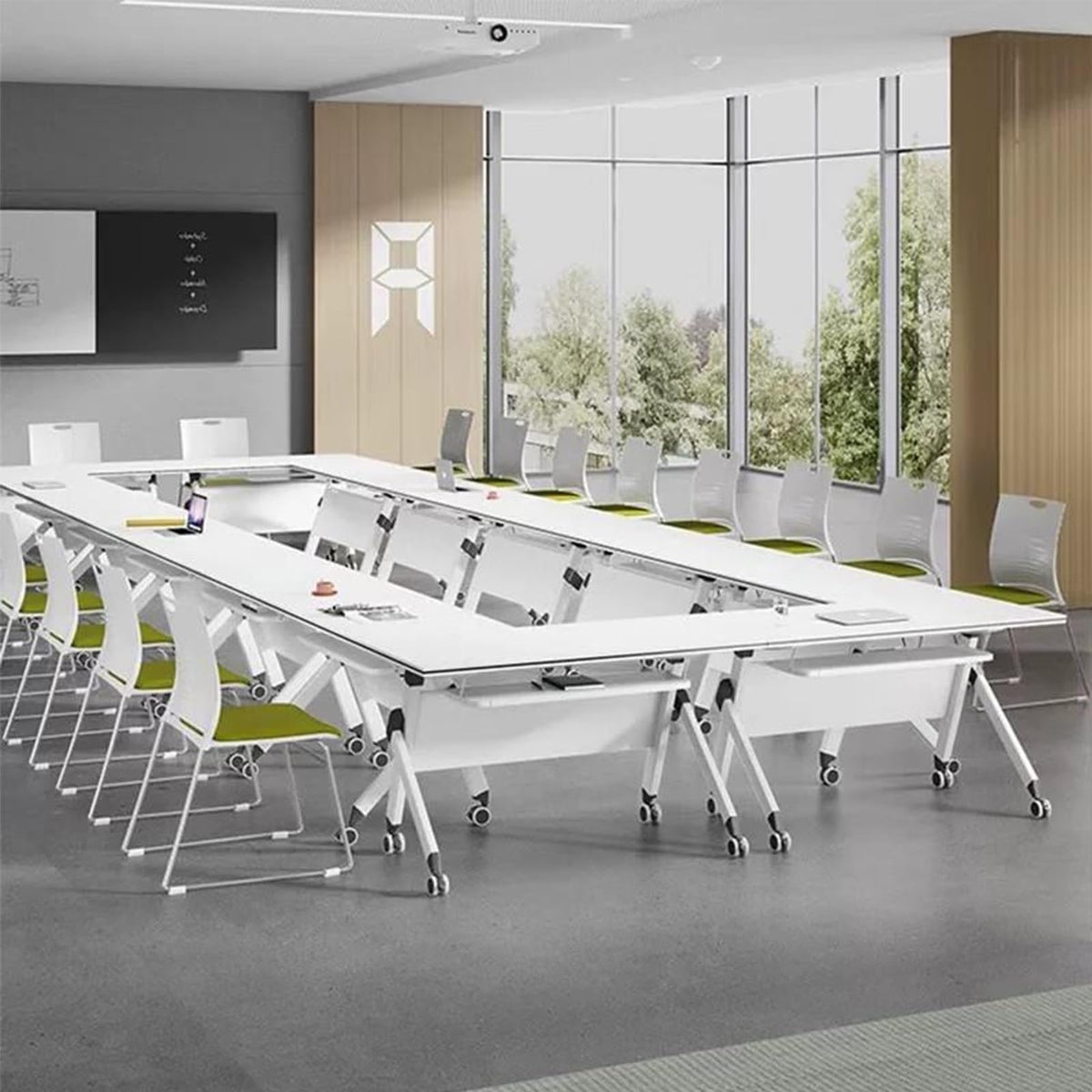 Folding Conference Table with Casters U824440