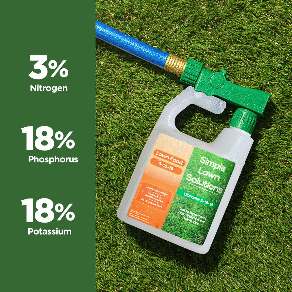 3-18-18 NPK Liquid Fertilizer Concentrated Spray 32 Ounce J956