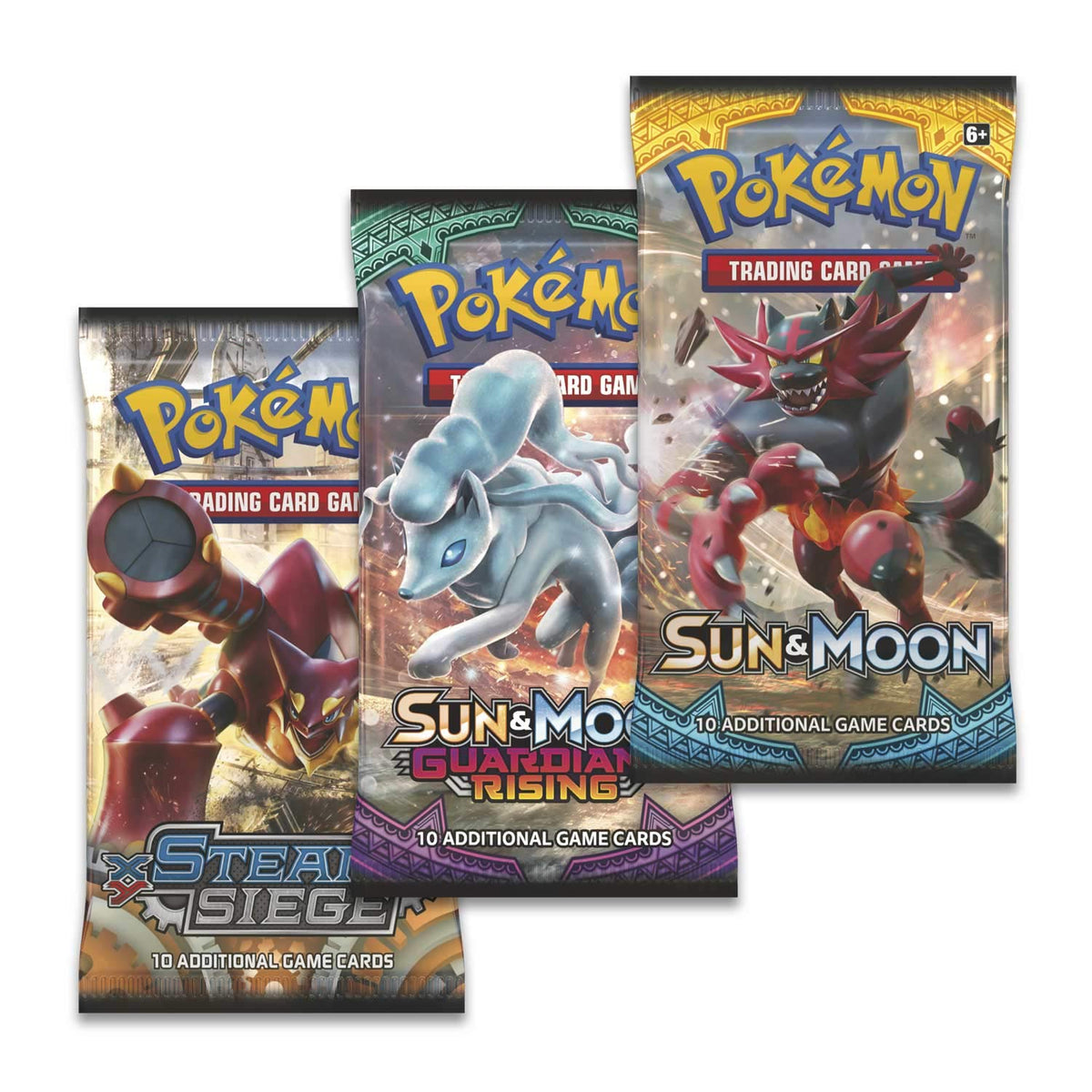 Pokemon TCG 3 Booster Pack with 1 Coin U820347
