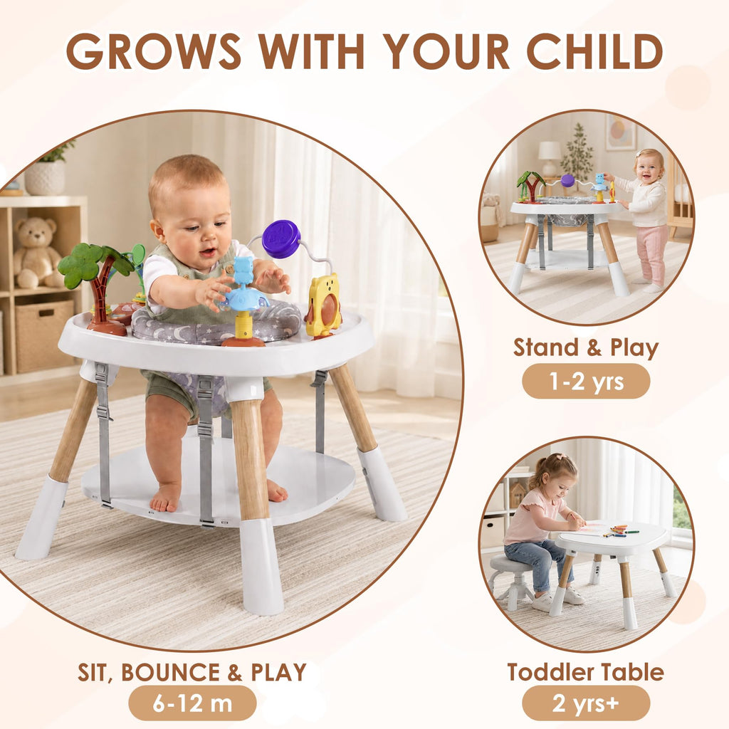 Baby Activity Center, 6-in-1 Stationary Jumper P748