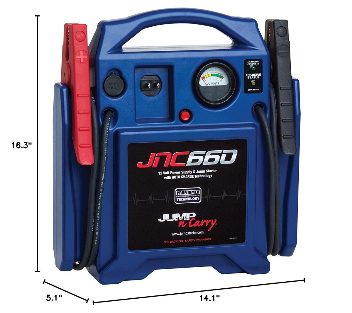 1700 Peak Amp 12 Volt Jump Starter V170812