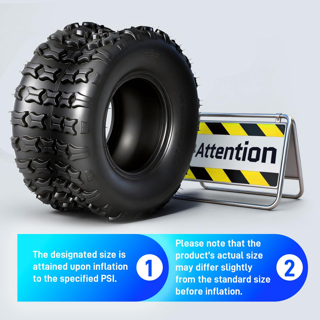 18x9.5-8 All-Terrain ATV/UTV Tires Set of 2 D665047
